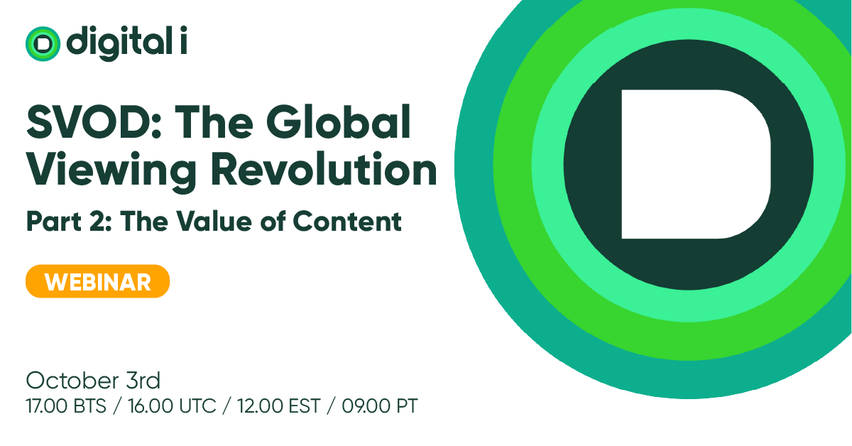SVOD The Global Viewing Revolution Webinar Tuesday 3rd October 2023 at 5pm BST